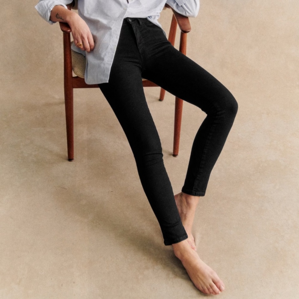 Sezane Le Slim Noir - Tall - Size 29 - Jeans